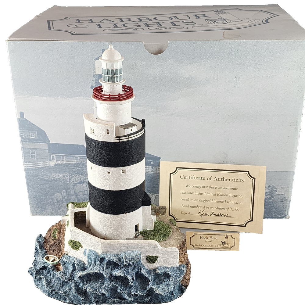 Harbour Lights Lighthouse Hook Head, Ireland 1997 #198 New